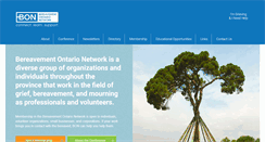 Desktop Screenshot of bereavementontarionetwork.ca